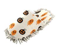 Kutsu Orange Dripping Ghosts Mop Slippers for Floor Cleaning, Cleaning Slippers for Women Men