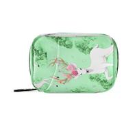 Kutsu White Deer Pill Box Portable Pill Case Travel Medicine Organizer for Fish Oil Vitamin Supplement
