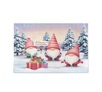 Kutsu Winter Gnomes 500 Pieces Jigsaw Puzzle for Kids Teens Adults Family