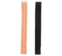 Kuuddker 2Pcs Adjustable and Breathable Replacement Armband Soft Strap Band for Heart Rate Monitor - (Black+Orange)