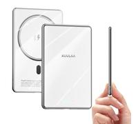 Kuulaa Magsafe Power Bank, Ultra-Slim Wireless Portable Charger, 5000mAh Magnetic Phone Charger with USB-C Output, Compatible with iPhone 16/15/14/13/12 Plus/Pro/Pro Max/Mini, White