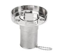 Kuuleyn 1.5in Boat Deck Filler,316 Stainless SteelMarine Deck Fuel Filler,Boat Deck Filler with Cap Fill Gas Fuel Diesels for Marine Yachts Caravans RVs Trucks Trailers