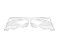 Kuuleyn 1 Pair Clear Headlight Lens Covers Car Left Right ABS Headlights Clear Lens Cover Shell for E46 2DR 1999 to 2003
