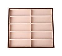 Kuuleyn 10-Compartment Sunglasses Storage Tray, Eye Display Box, Unisex, Suitable For Home And Shopping Mall Eyewear Display