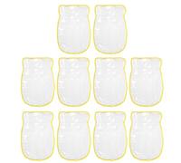 Kuuleyn 10pcs Transparent Car Seat Back Protector, PE Kick Mat, Auto Seat Back Clean Cover for Car Truck SUV