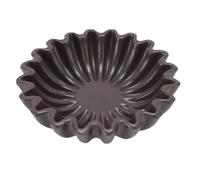 Kuuleyn 14.5CM Scalloped Ruffle Centerpiece Bowl, Grooved Ruffle Bowl Handcrafted Decoration Fruit Cup for Kitchen Counter Coffee Table Bookshelf Living Room Desk