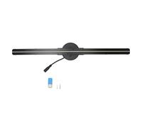 Kuuleyn 16.5 Inch 3D Hologram Fan with WiFi, 2000x224 Resolution 224 LED Beads,Floating Holographic Projector for Store Advertising, Business Display, Retail Marketing (UK Plug)