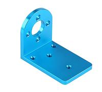Kuuleyn 1pc Metal L Shape Motor Mounting Bracket DC Gear Motors Holder Seat Metal Base for 370 380 390 2030 2040 2435 RC Motors Accessory Blue
