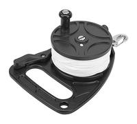 Kuuleyn 289FT Diving Reel, 83Meter Diving Reel, SMB Diving Reel Multi-Purpose Portable Diving Equipment with Handle Buckle Combination(Black)