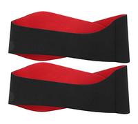 Kuuleyn 2Pcs Swimming Waterproof Ear Protection Headband,Neoprene Sport Yoga Accessory,Adjustable Non Slip Ear Guard for Kids Pool Training Swim Lessons Hair Management (Black)