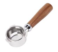 Kuuleyn 3 Ears Coffee Bottomless Portafilter Removable Stainless Steel Coffee Portafilter Replacement Parts (54mm)