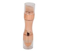 Kuuleyn 4 in 1 Makeup Brush,Portable Makeup Brush Set,Soft Elastic Sponge Head Portable Eyeshadow Lip Powder Foundation for Foundation,Concealer,Eyebrow,Eyeshadow,Blush,Contour