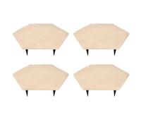 Kuuleyn 4pcs Stepping Stones Outdoor with 24pcs Ground Stakes, Outside Flooring Pavers Decorative,Weather Decorative Stone for Garden Yard Lawn WalkWay (Considered-11)