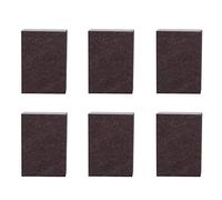 Kuuleyn 6 Piezas Limpiador de Borrador de Esponja de Esmeril Portátil Limpiador de Cepillo de Limpieza de Fondo de Olla Ayuda a Platos Ollas y Más para Pisos de Baños de Cocina