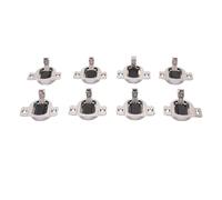 Kuuleyn 8Pcs Replacement for Blum Cabinet Hinges, 110 Degrees Screw On Self Closing Compact 33 Hinge Zinc Alloy Sturdy Structure Cabinet Door Adjustable Screw-On Design