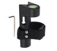 Kuuleyn Aluminum Alloy Survey Rod Bubble Level Adjustable Grade Rod Level Strong and Durable Professional Measuring Tools for Round and Rectangular Bars