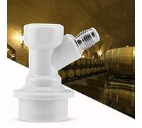 Kuuleyn Beer Disconnects, Ball Lock Disconnects Kit for Homebrew Beer Soda Corny Keg Liquid Connectors(White)