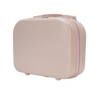Kuuleyn Bike Travel Bag, Foldable Bike Suitcase, Folding Bike Hand Luggage with Front Carrier Block Adapter 14 Inch Mini Suitcase Folding Bike Travel Bag for Commuting Short Trip (Pink)