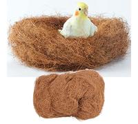 Kuuleyn Bird Nesting Material,Coconut Fiber Nesting Material Warm Dust Free Dry Bird Nest Bedding for Parrots Pigeons Small Animals (Large Pieces)