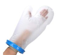 Kuuleyn Blue PP Ring,Adult Bath Arm Sleeve, SL H2100 54.5cm Protective Cover with Super Elastic Silicone Seal Shower Safety Guard for Adult Wrist Reusable Cast Protector