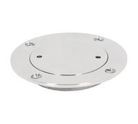 Kuuleyn Boat Hatches Covers, Deck Plates Cover, Boat Round Deck Plate Inspection Hatch Marine Access Port Hatch Cover for Marine Boat Yacht 316 Stainless Steel (4 inches)