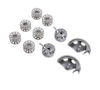Kuuleyn Bobbins Bobbin Case, Shuttle Hook Set,Universal Replacement Parts Accessories Compatible with Old Household Domestic Sewing Machines Vintage Sewing DIY Crafting