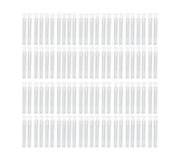 Kuuleyn Bubble Wands Sticks, Transparent Bubble Tubes, ABS 96Pcs White Durable Portable Bubble Toys with Heart Shaped Lid for Party Wedding Holiday Outdoor Activity Family