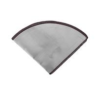 Kuuleyn Coffee Strainer,Clever Dripper,Stainless Steel Coffee Filter Reusable Foldable Coffee Cone Filter Strainer Bag 2-4 Cup