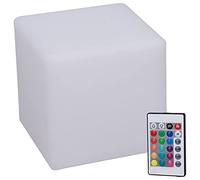 Kuuleyn Cube Lamp Night, LED Cube Lamp Remote Control, Multifunctional Cube Lamp, 1PC RGBW Adjustable 16-Color 4-Mode Durable Night Light for Indoor Home Bar KTV