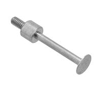 Kuuleyn Dial Indicator, Dial Gauge Flat Contact, 1 PC T Shape M2.5 Thread High Speed Steel Dial Indicator Probe Flat Contact Points For Dial(T3)