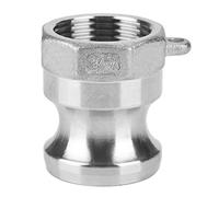 Kuuleyn DN20 3/4" A Trash Pump Adapter, Fittings & Adapters, Stainless Steel Male Camlock Fitting with Female Pipe Threads 100PSI