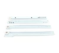 Kuuleyn Drawer Slide Kit Cold Rolled Steel Thicken Cabinet Track Rail Bottom Mount Drawer Slide Drawer Track Furniture Hardware