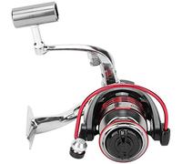 Kuuleyn Fishing Line Spooler, Spin Reel, AL Metal Spinning Reel 13+1BB 5.0:1 Gear Ratio Foldable Rocker Arm Fishing Wheel Accessory (AL1000)