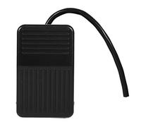 Kuuleyn Foot Pedal Control Switch, 220V / 380V Electrical Power Plastic Foot Pedal Switch On/Off Control Black Color + 10cm Cord, Power Plastic Foot Pedal Switch