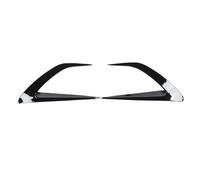 Kuuleyn Front Bumper Air Vent Splitter, Universal Side Skirt Extensions Splitters Diffuser, 1 Pair Auto Front Air Vent Splitter Enhanced Aerodynamics Improved Downforce Stylish Loo (Glossy Black)
