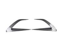 Kuuleyn Front Bumper Air Vent Splitter, Universal Side Skirt Extensions Splitters Diffuser, 1 Pair Auto Front Air Vent Splitter Enhanced Aerodynamics Improved Downforce Stylish Loo (Carbon Fiber