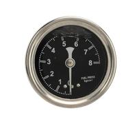 Kuuleyn Fuel Pressure Gauge Kit, Automotive Replacement Fuel Pressure Gauges, 1/8npt Fuel Pressure Gauge Adjustable High Accuracy Reliable Rugged Fuel Pressure Regulator Gauge Universal for Cars