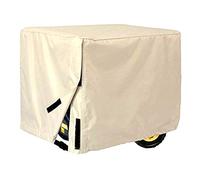 Kuuleyn Generator Cover, Generator Covers While Running, Outdoor Garden Patio Waterproof Dust-proof Electric Generator Cover Protection(beige)
