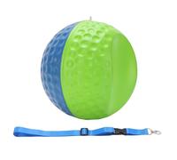 Kuuleyn golf training aid foam ball,Dual Tone Practice Sphere, Adjustable Fabric Lanyard Kit, with Illustrated Guide Sheet for Golfer Swing Posture Correction (Medium)