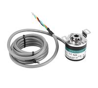 Kuuleyn GTK3808 Rotary Encoder, DC5V-24V Photoelectric Rotate Encoder ABZ 3 Phase Hollow Shaft Encoder