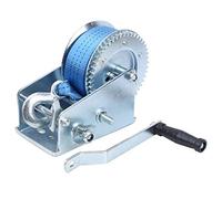 Kuuleyn Hand Winch, 3200LBS Capstan Trailer Kit, Steel Webbing Manual Crank Hauling Tool for Yacht Boat Ship Operator Marine Trailer Loading Hardware Accessory