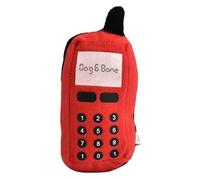 Kuuleyn Juguete para masticar para perros, juguete para masticar para mascotas, lindo juguete con forma de teléfono celular, juguete para mascotas, teléfono celular, perros, (Red)