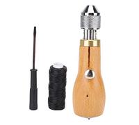 Kuuleyn Leather Craft Awl Tools Lock Stitch Awl DIY Leather Sewing Tool Hand Stitching Sewing Kit Workman Accessory(Upgraded hand sewers)