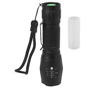 Kuuleyn LED Ultraviolet Flashlight,UV White 2 in 1 395nm Flashlight,Adjustable Aluminum Alloy Flashlight for Checking Bill Pet Urine Mineral Fluorescent Resin Cure