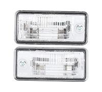 Kuuleyn License Plate Lamp, ABS Pair of License Plate Light 8E0807430A 8E0807430B Fit for A3 A4 A5 A6 C6 A8 D3 Q7 RS4