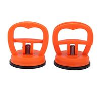Kuuleyn Lifting Clamps, 2pcs Suction Cup Lifter Glass Sucker Carrier Hand-held Glass Puller Power Grip Vacuum Lifter Lifting Clamps Glass Tiles Mirror Lifting for Glass, Floor, Tile