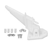 Kuuleyn Marine Boat meter Pitot, Marine meter Gauge Pitot Tube White Universal for Yacht Boat Pressure Driven meters