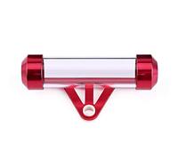 Kuuleyn Motorcycle Tax Disc Tube, Motorcycle Secure Tax, Motorcycle Tax Tube, Universal Motorcycle Motorbike Secure Tax Disc Tube Cylindrical Holder Frame Waterproof(Red)