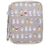 Kuuleyn Pen Case,Large Pencil Case,Colored Pencil Storage Bag Sketch Painting Pencil Case Organizer Art Supplies (Bathing Bear)
