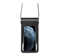Kuuleyn Phone Holder,Big Size Touch Screen Bag,TPU Sealed Anti Water Sensitive Operation Video Recording for Swimming Diving Beach Water Sport Enthusiasts Outdoor Travel Protective (Black)